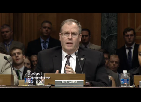 Robert Work testifies about the ways in which defense sequestration is impacting national security.