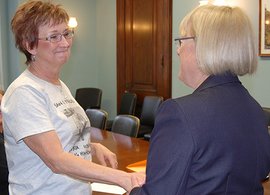 Senator Murray MeetsTerry Farrell