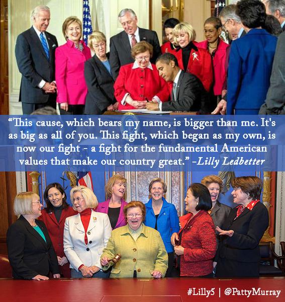 5th Anniversary of Lilly Ledbetter Fair Pay Act