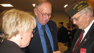 Senator Murray with Washington State Veterans