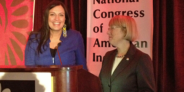 Senator Murray Applauded by Tulalip Tribes Vice-Chairwoman Deborah Parker for Work to Protect Tribal Women inVAWA